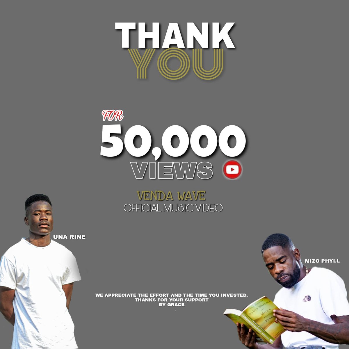 vhuyie1's tweet photo. Thank you for +50 000 views on #Vendawave ( @una_rine9 ft @mizophyll_ )
Link to view >>> https://t.co/0k4yvcZ31w
#Africanrecords
#uniswamusic https://t.co/ir29VHZb9r