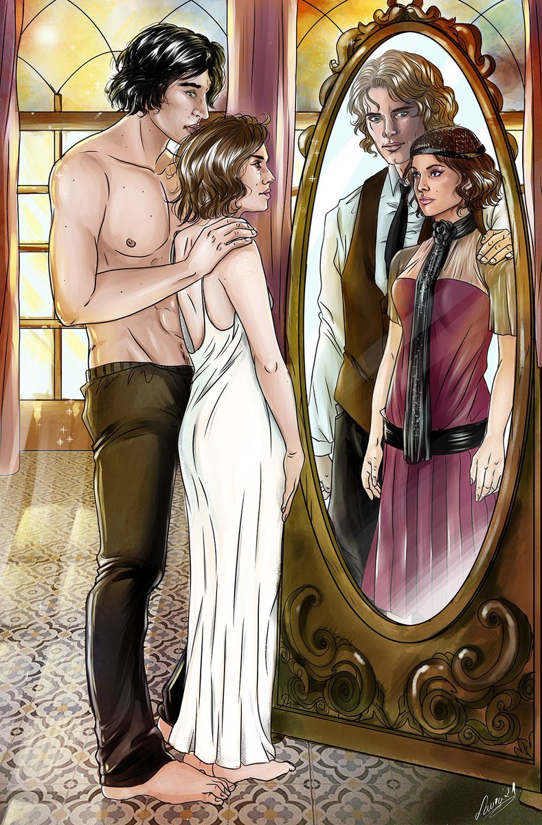 The Haunted Mirror  https://archiveofourown.org/works/29232180  #AU  #reverseAnidala  #hauntedhouse By  @Reylocommissio1