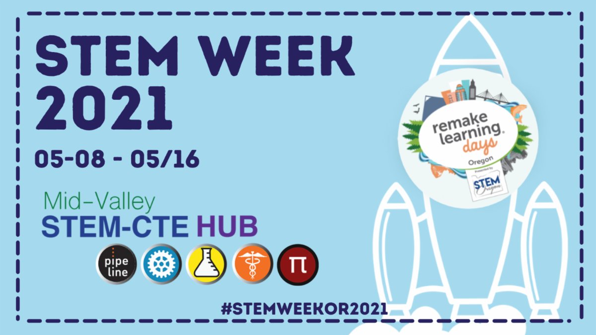 Fantastic lineup released for #STEMweekOR2021 -- get registered: forms.gle/4XNfLxvbsqKGCN… Thank you to <a href="/MidValleySTEM/">Mid-Valley STEM-CTE Hub</a> for giving us the opportunity to nerd-out about utility meters, #STEMeducation and ways to #SaveWater and energy!