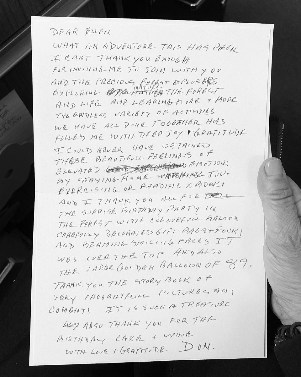 ellen_petersson's tweet photo. The power of handwritten notes #grateful #Intergenerational #sd36 #rayshepherd #grandfrienddon #forestexplorers #needmoreofthese #heartisfull β₯οΈ https://t.co/aG5glEB5fm