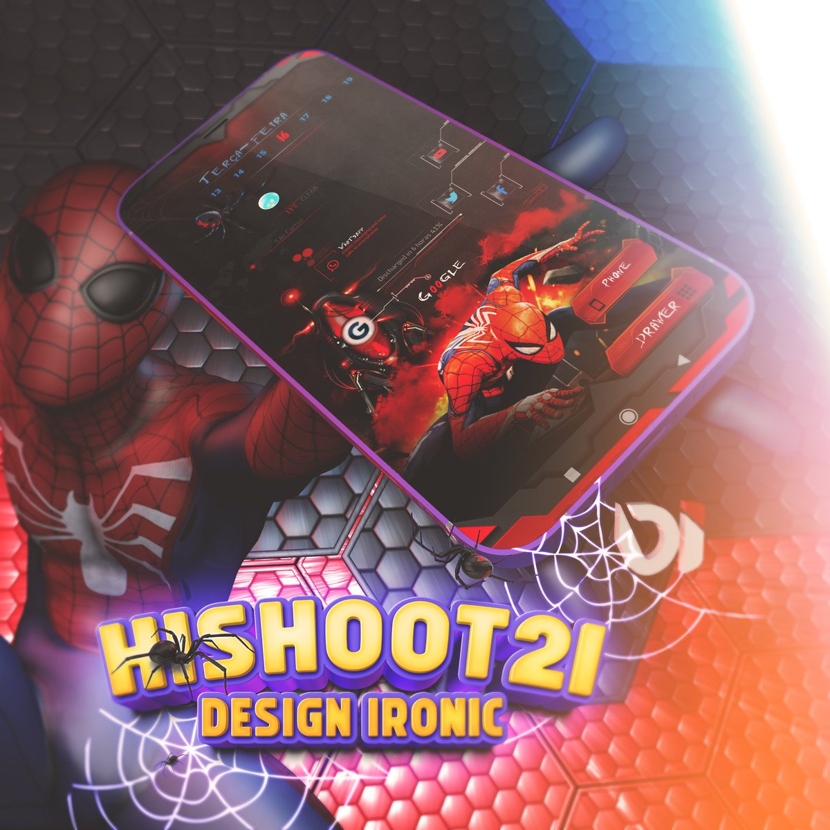 design_ironic's tweet photo. KLWP - #SpiderMan - Hishoot2i #templatePRO
Today's production - #Designers #klwp #kwgt #hishoot2i #unique #design_ironic #MotionGraphics https://t.co/9gIq8RLLu8