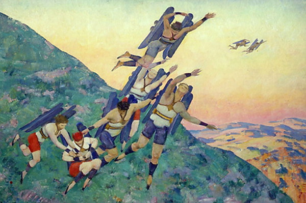 russianartbot's tweet photo. People of the Future, 1929 #yuon #symbolism https://t.co/5GKdVCwSal