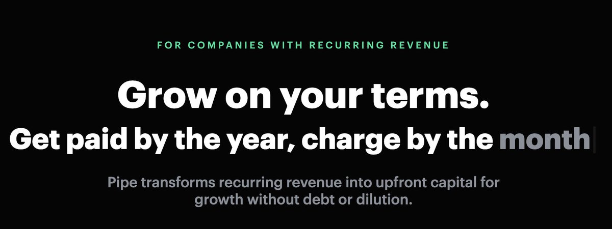 They came up with the idea that is now Pipe  @pipe gives companies a funding alternative outside of equity and venture debt. The founders describe their big idea as the "Nasdaq for revenue." They’re taking on a market that is worth more than $250 billion.