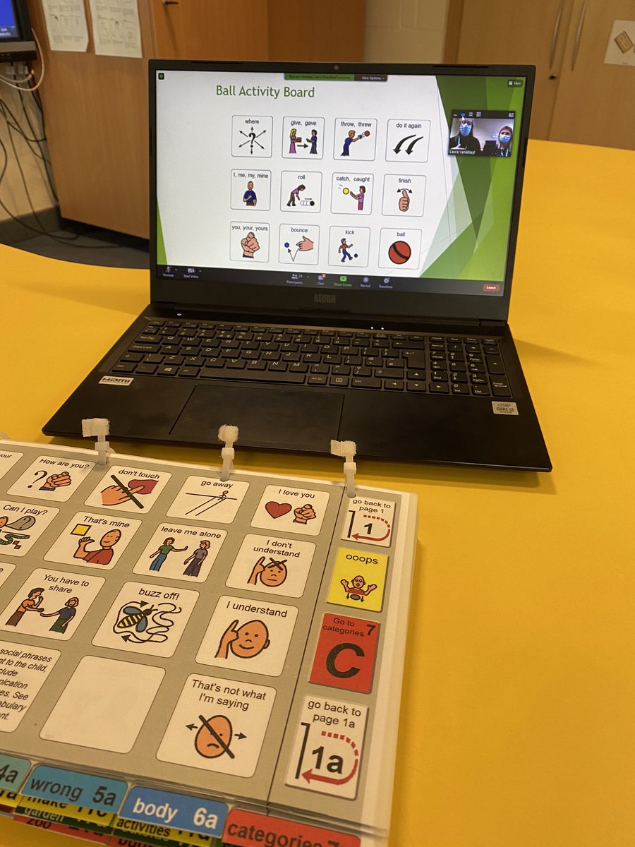 GreenFoldSchool's tweet photo. Fabulous refresher #PODD training from our Speech and Language team today to ensure consistency across the disciplines as we work collaboratively to support our amazing learners - thank you!! ππ #multidisciplinaryteam #keepingskillssharp @Comm_Matters @boltonnhsft @AceCentre https://t.co/b1T7K5LQc9