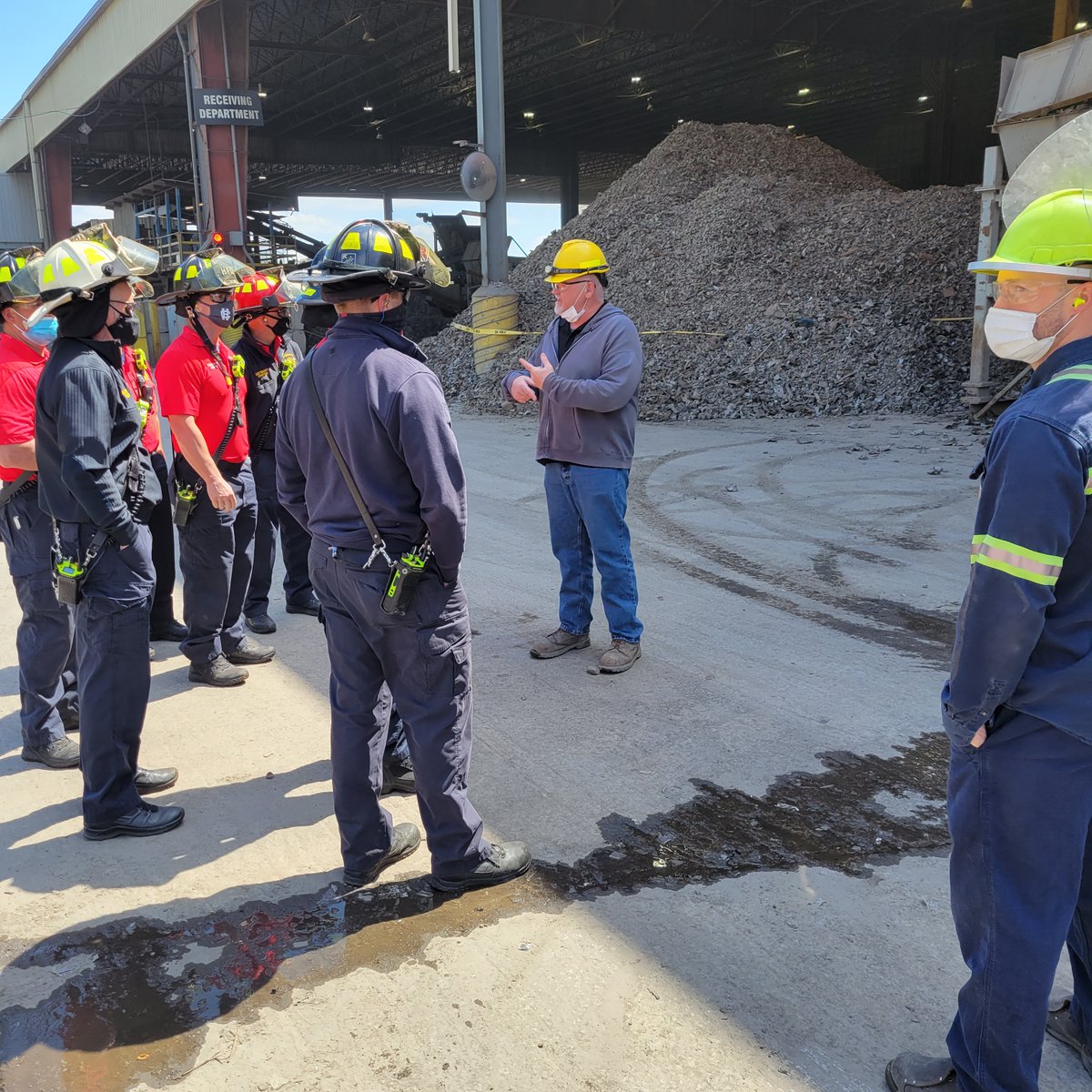 AudubonMetals's tweet photo. Thank you Henderson Fire Department for the recent site visits!  Stations 1 and 4 recently participated in a tour of our facility to review emergency response plans. https://t.co/TRICRbZIl6