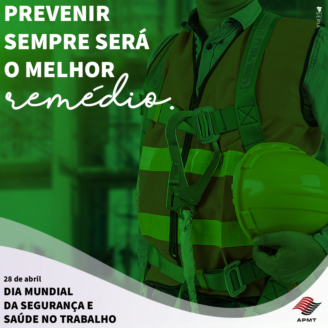 apmt_sp's tweet photo. Em 28 de abril de 1969, uma explosão em uma mina nos EUA matou 78 mineiros. Em homenagem à tragédia e a todas as vítimas de acidentes e doenças de trabalho, a Organização Internacional do Trabalho instituiu a data como Dia Mundial da Segurança e Saúde no Trabalho. 🦺 https://t.co/b7z7xj7Ljt