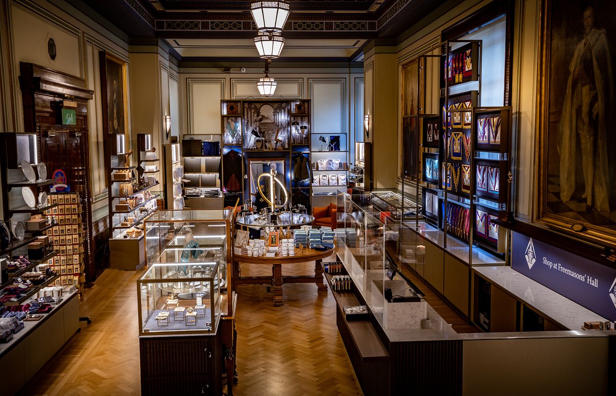When you return to Freemasons' Hall you might notice some pleasant changes, including a new location and look for the shop.

Find out more, and get the latest news from London Masons in Arena, here ➡️ londonmasons.org.uk/news/325/an-in…