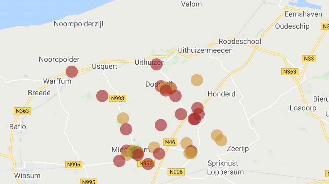 De bevingsmelder in de app van <a href="/rtvnoord/">RTV Noord</a> maakt overuren. Veel mensen die een zware schok hebben gevoeld. #aardbeving