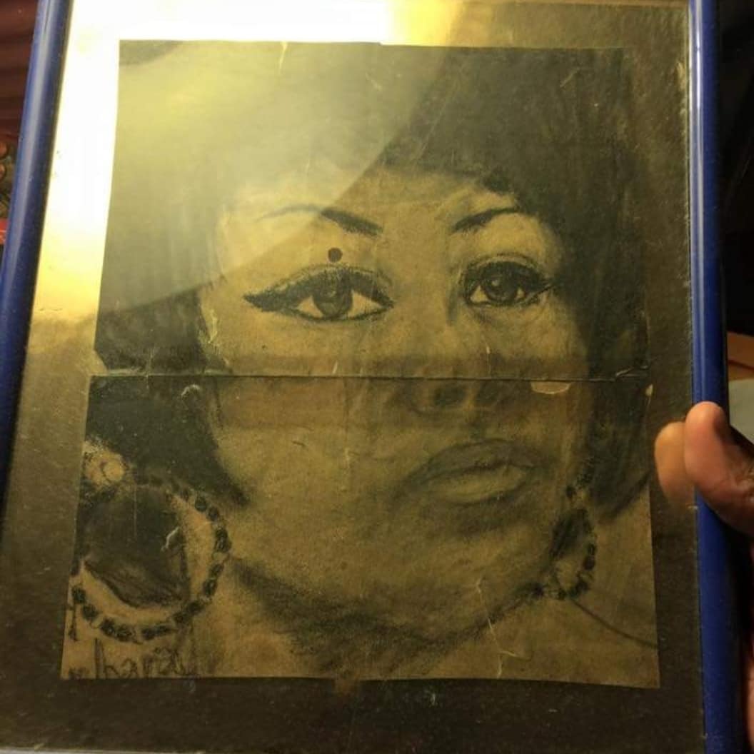 eugenecommodore's tweet photo. This sketch was inspired be a drawing my grandma did years ago. #artlove #blackexcellence #keepingtradition https://t.co/b4qr280K91