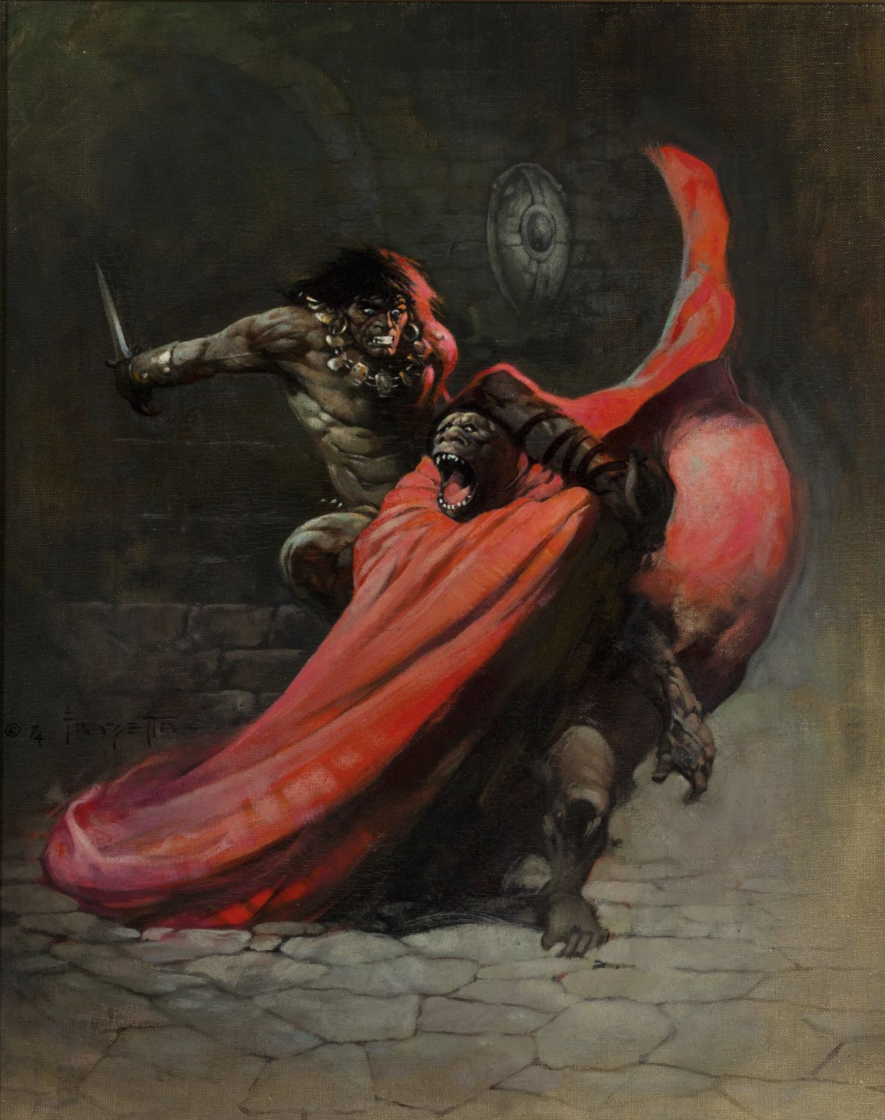 Rogues in the house (Frazetta study) by mzanuttini on DeviantArt