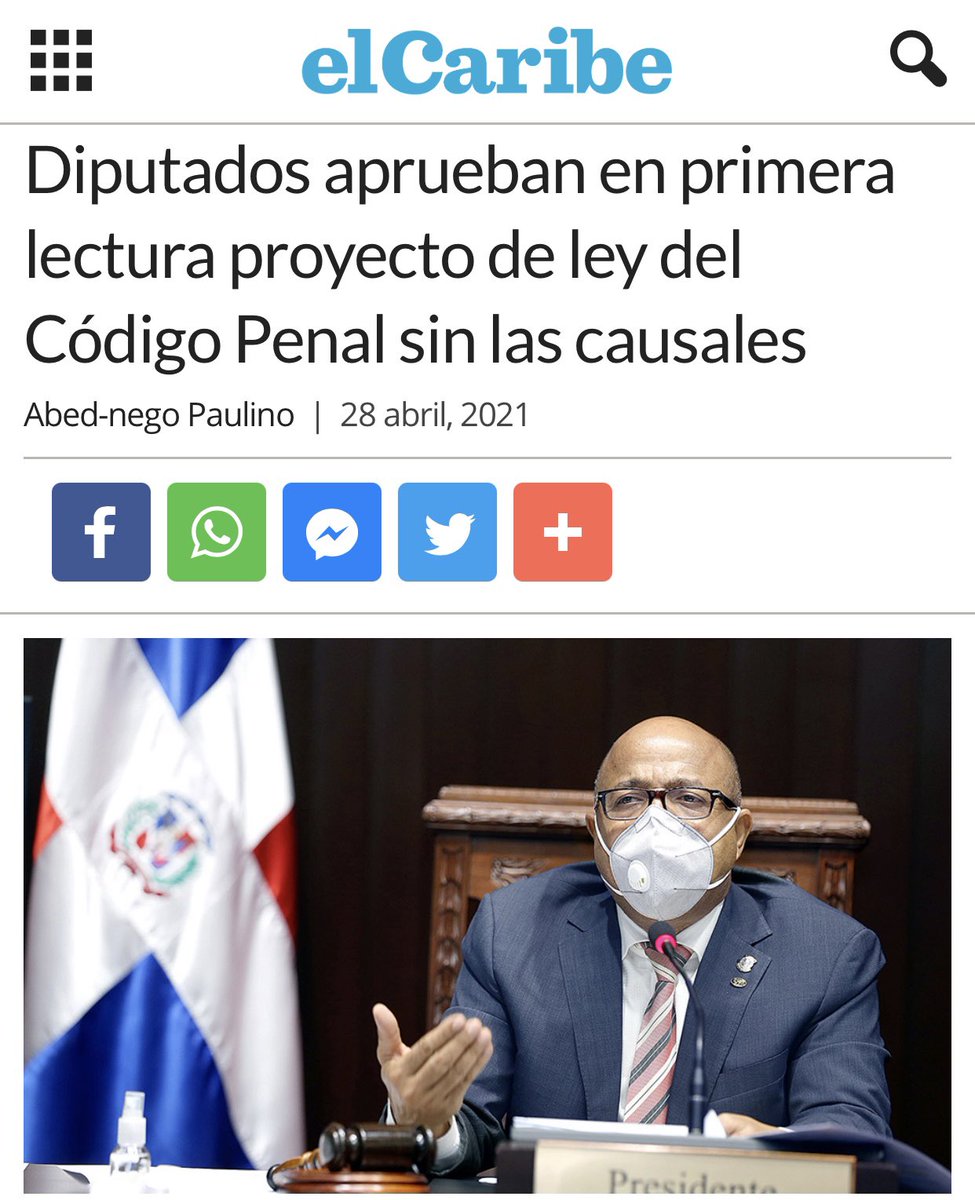 ENORME VICTORIA EN República Dominicana 🇩🇴 !!!
Se aprueba el nuevo Código Penal sin las tres causales para abortar.
Felicitaciones al pueblo dominicano por su valiente lucha contra los lobbies internacionales y los millones de dólares de Planned Parenthood!!! 👏🏻
#RDEsProVida