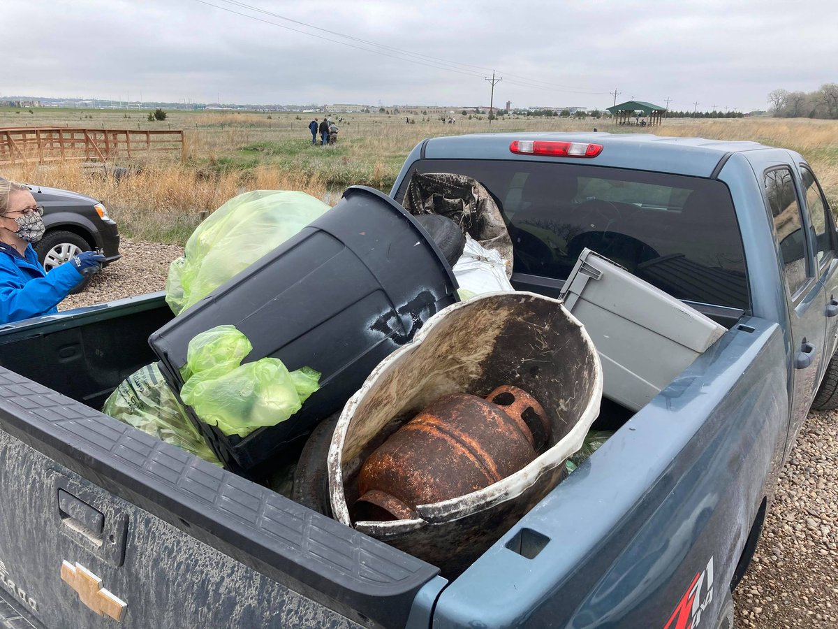 The things you find at clean-up events may surprise you! We had a great time helping <a href="/rowesanctuary/">Rowe Sanctuary</a> and <a href="/KearneyHigh/">Kearney High School</a> pick up trash at the Kearney Outdoor Learning Area! #HappyEarthMonth