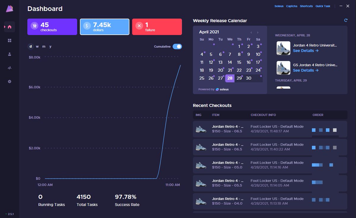 Thanks <a href="/PrismAIO/">Prism</a> 

Proxies: <a href="/LoopProxy/">Loop Proxy</a> <a href="/RedDirtProxies/">RedDirtProxies</a>