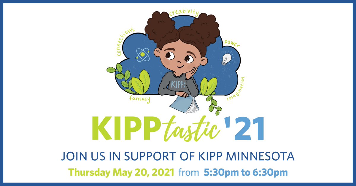Join us Thursday, May 20th from 5:30-6:30pm for a celebration of literacy for KIPP MN students. Together we will open a world of opportunities for students. To register, visit conta.cc/3sTPrzR.