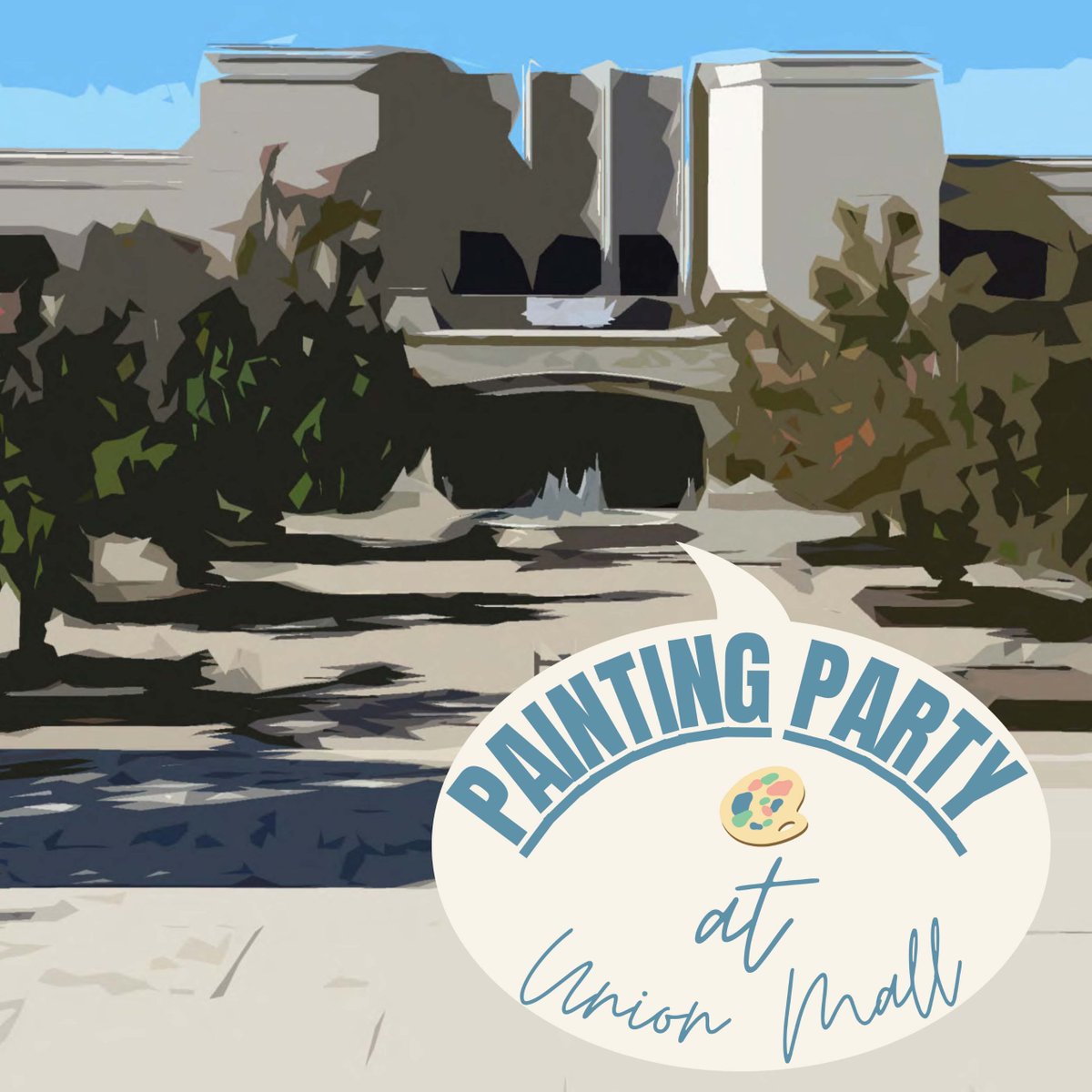 UARKGetInvolved's tweet photo. Finals are getting closer and University Programs knows students are looking for ways to de-stress. University Programs will be hosting the last painting party event in its semester-long series at 4 p.m., Wednesday, April 28, on the Union Mall. https://t.co/NFnqtCi2WW #party https://t.co/QAC7arE0Tj