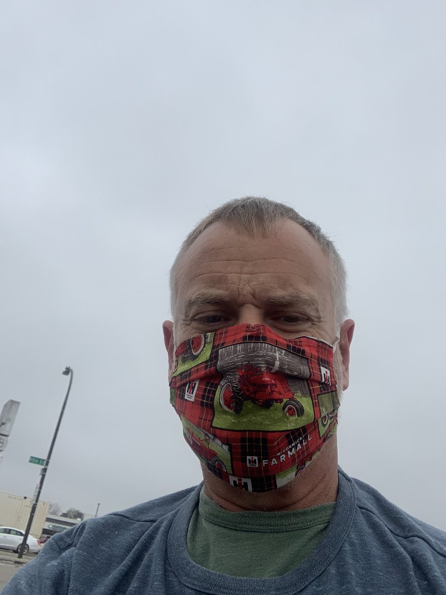Even though I’m fully vaccinated, I found myself outside wearing a mask. I should probably turn myself into the police for elder abuse, right?