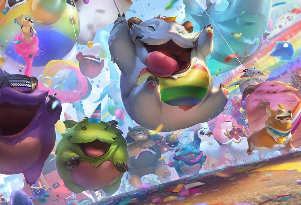 - League of Legends -

Imagen de fondo de perfil que estará disponible en la versión 11.10 al equipar el ícono del IDAHOTB 2021.

#LOLNoticias