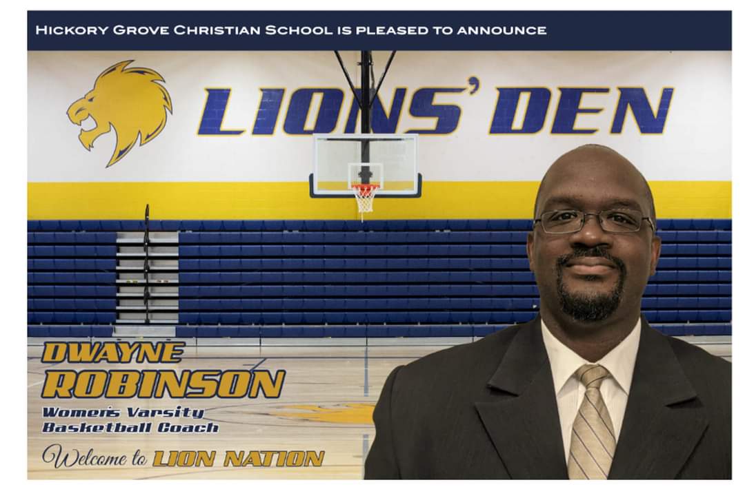 Couldn't be any happier for Coach Robinson, officially taking the reigns at Hickory Grove today!  His selfless efforts at all levels of our program the last 5 years have been a major reason for our success! I know he will do big things in The Lion's Den! #pdschargers