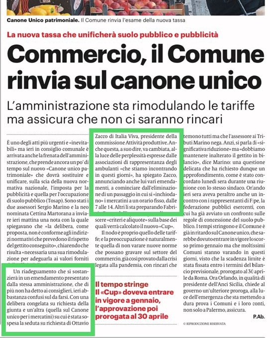 Le delibere devono essere sempre condivise con la città, perché noi siamo rappresentanti dei cittadini.
Continua il nostro impegno...