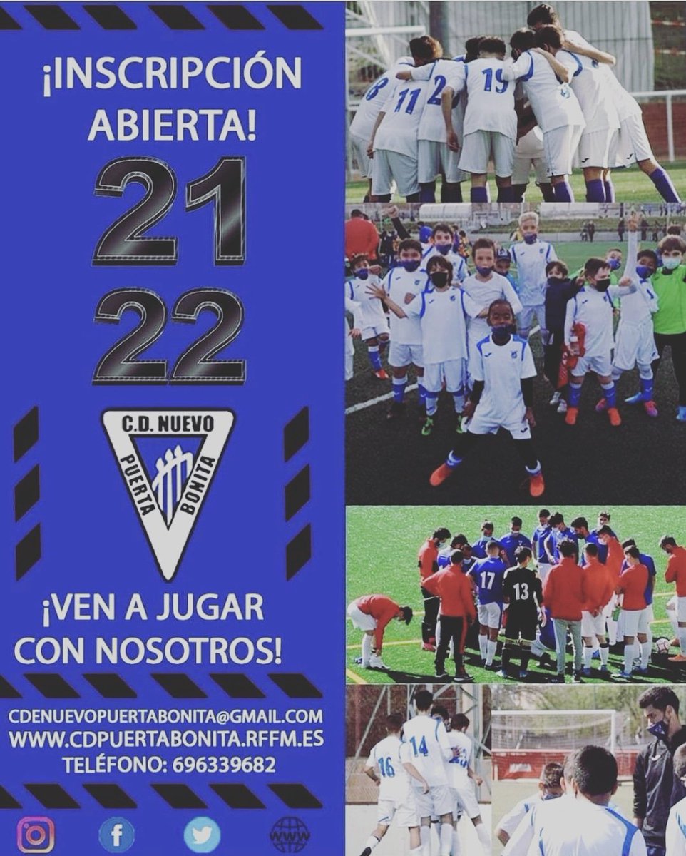 INSCRIPCIÓN ABIERTA TEMPORADA 21-22.
VEN A JUGAR CON NOSOTROS
