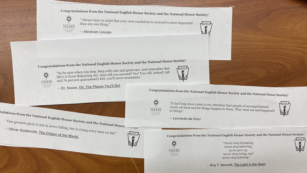 Quotes for our senior appreciation stuff 🥰 UHS c/o 2021... we are so excited to see what happens next!
<a href="/BernerLinda/">Linda Berner, NBCT</a> @UHSChenoweth <a href="/UHSTitans411/">Titans News NeTwork</a>