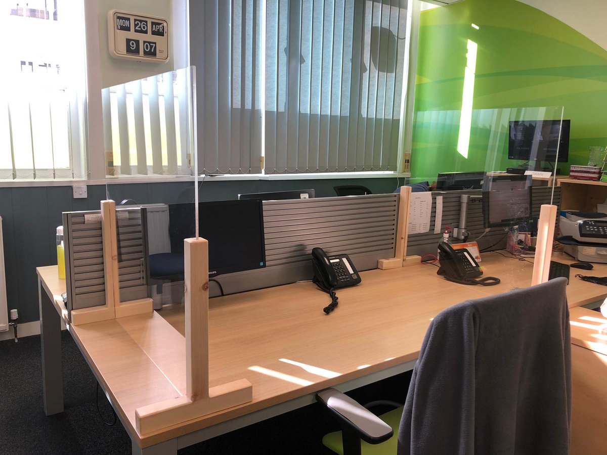 CarnCarpentry's tweet photo. Safety covid screens completed to clients specification https://t.co/rrmqbYQpnq