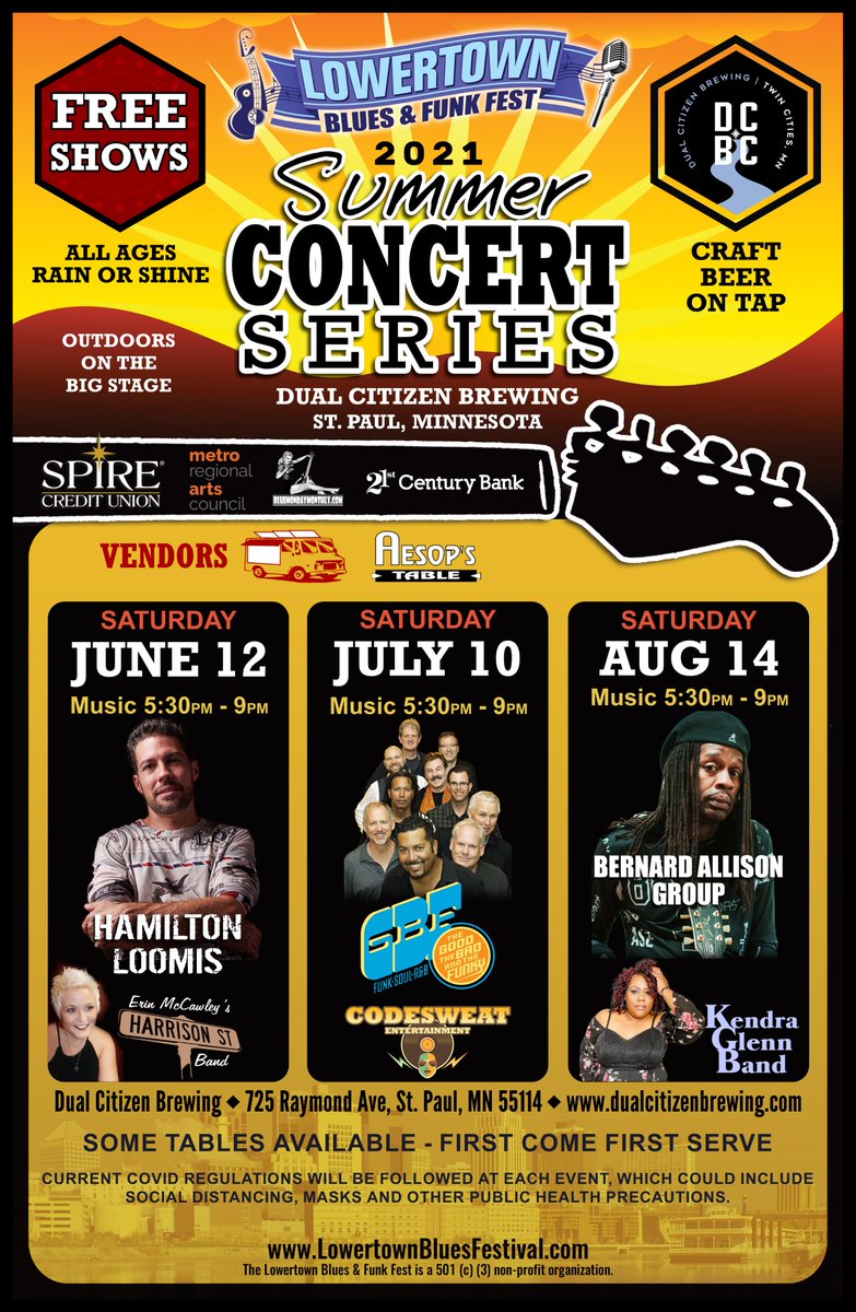 Official poster for this year's Summer Concert Series!