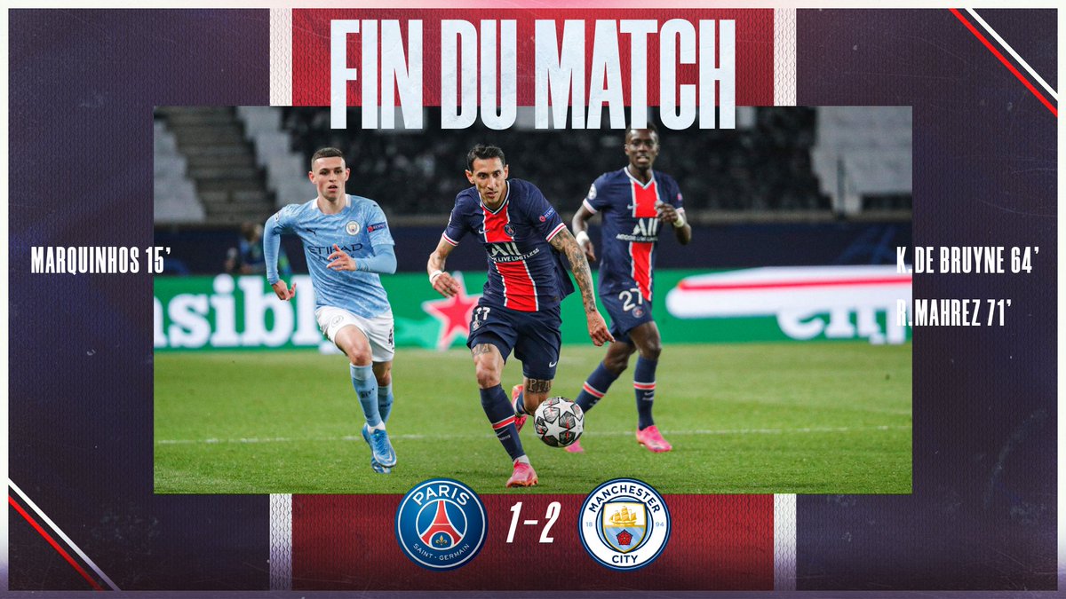 Paris Saint Germain On Twitter Une Defaite Dans Cette Premiere Manche Il Faudra Se Rendre A Manchester Pour Renverser La Situation Psgmci Ucl Https T Co Pubpic2hxp