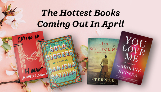 How can April be the cruelest month when it brings new books by @Jbrekkie @sanjenasathian @LisaScottoline and @CarolineKepnes bit.ly/3usACWt