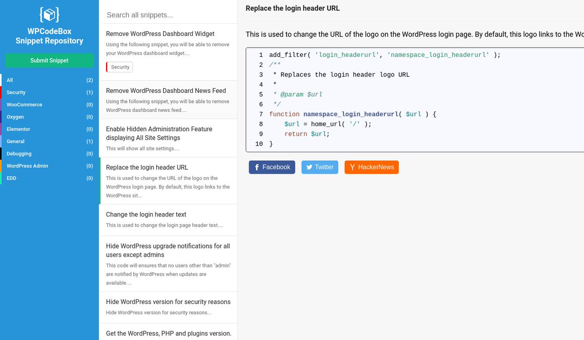 wpcodebox's tweet image. The first WordPress code snippet repository is taking shape. The app is built from scratch in react.
#WordPress #WordPressCode #WordPressDevelopment #wordpressplugin #WP