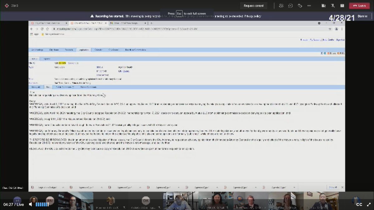 Thao asks to suspend the rules. Brendmoen votes no. Rules are suspended 6-1. He introduces Resolution 21-696 "Requesting an Advisory Opinion from the Attorney General's office." He shares his screen for visible clarity. Visible clarity not achieved... (Hey, I'm paid to be honest)