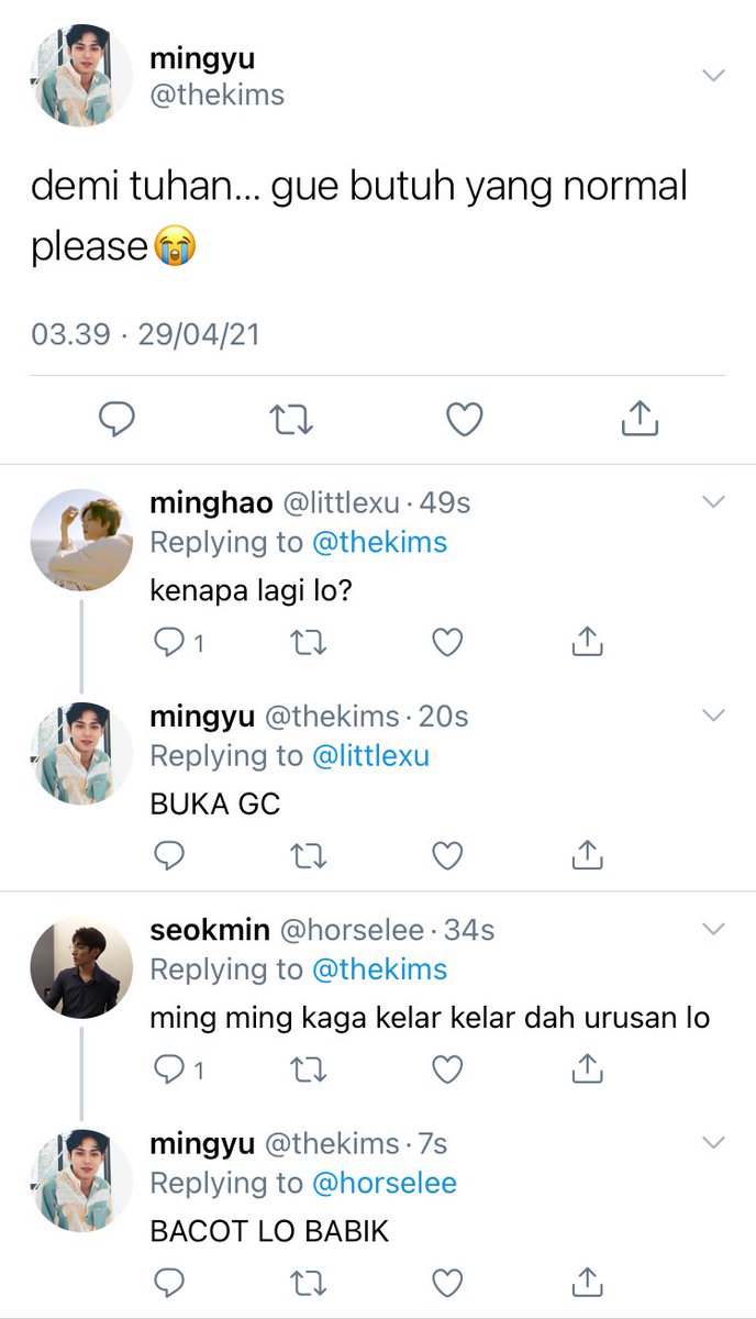 codinglanguage's tweet image. mingyu lelah