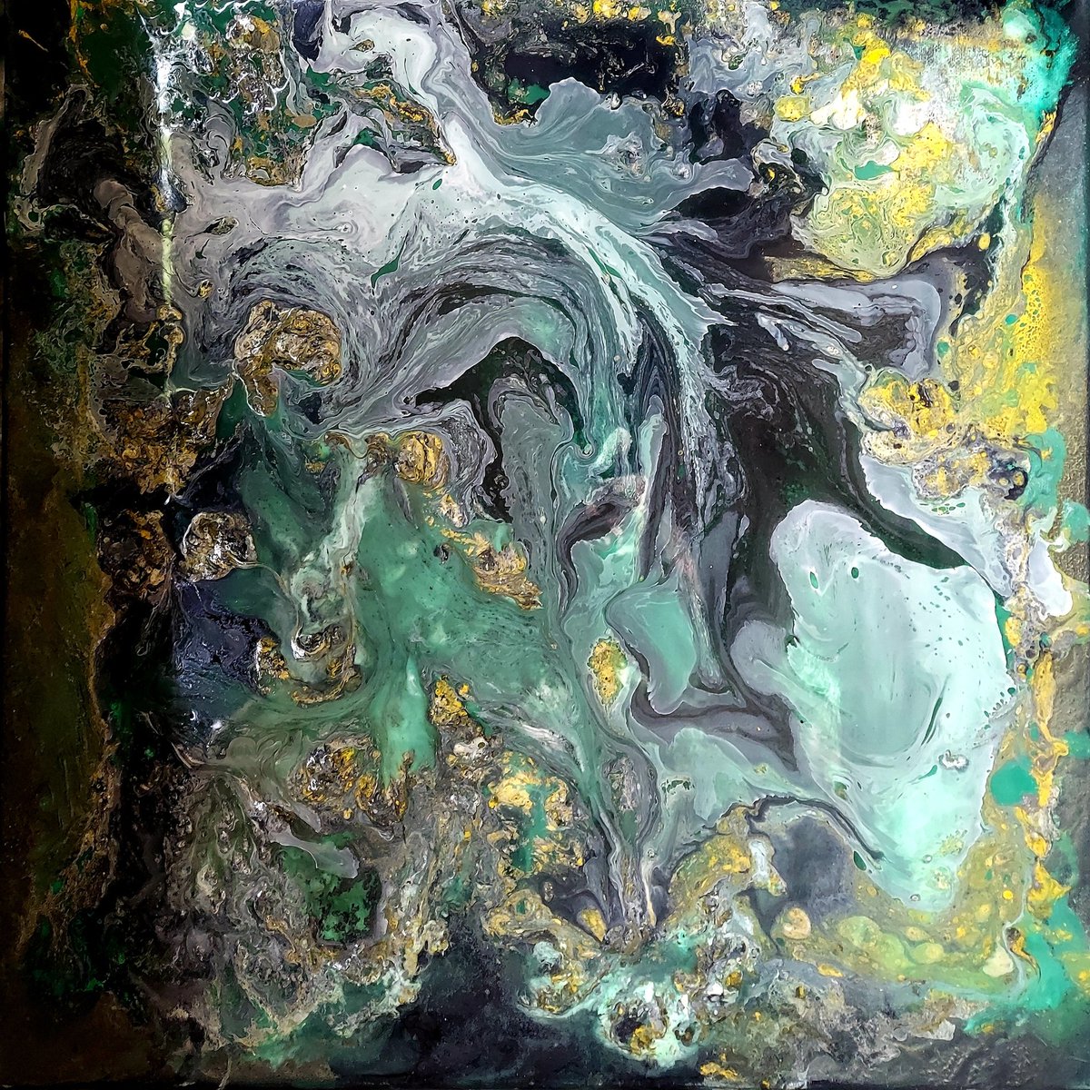 Schaperart's tweet photo. The Forest of Witches 3 20x20 mixed media paint #art #artindc #abstractart #abstract #modern #modernart #artistsoninstagram #instaart #artwork #artoftwitter #twitart #witches #forest #painting https://t.co/XYTPPv4plU