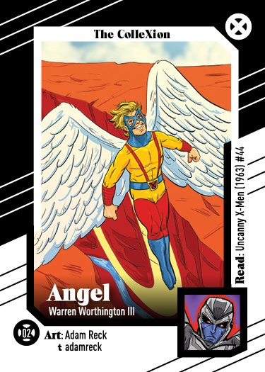 Not much I can say about  @adamreck that X-fans don't already know, but get this: The Angel piece was literally a less-than-one-day turnaround when my OCD took over and NEEDED a perfect number of cards to fill the sleeves. And those Nates?!? I've always been madly in love w/ them.
