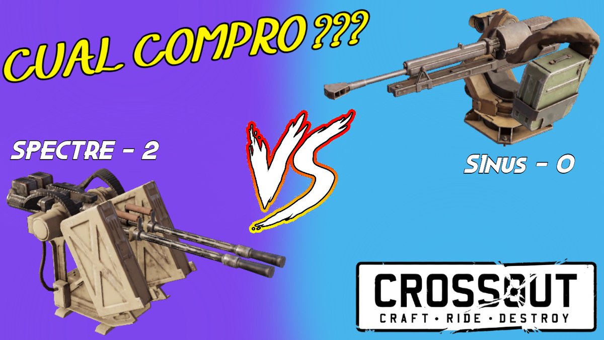 TaleguilloGames's tweet image. COMPARATIVA: Spectre VS Sinus - ¿Cual interesa mas? | Crossout PC 2021 |... youtu.be/BfZqRfETtHY a través de @YouTube