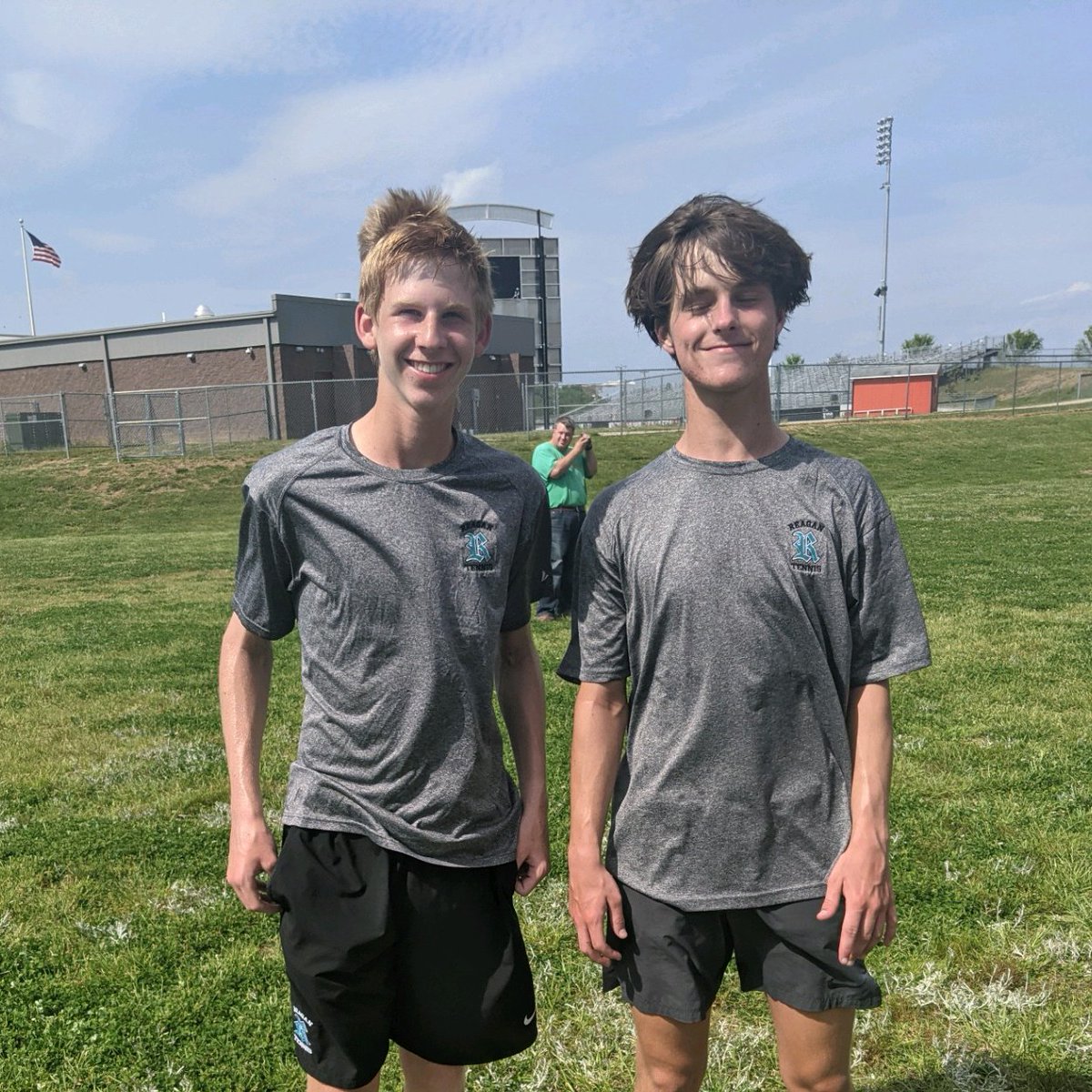 Parkman Cook and Owen Koivisto finish 3rd in CPC tennis doubles tournament and regional qualifiers.