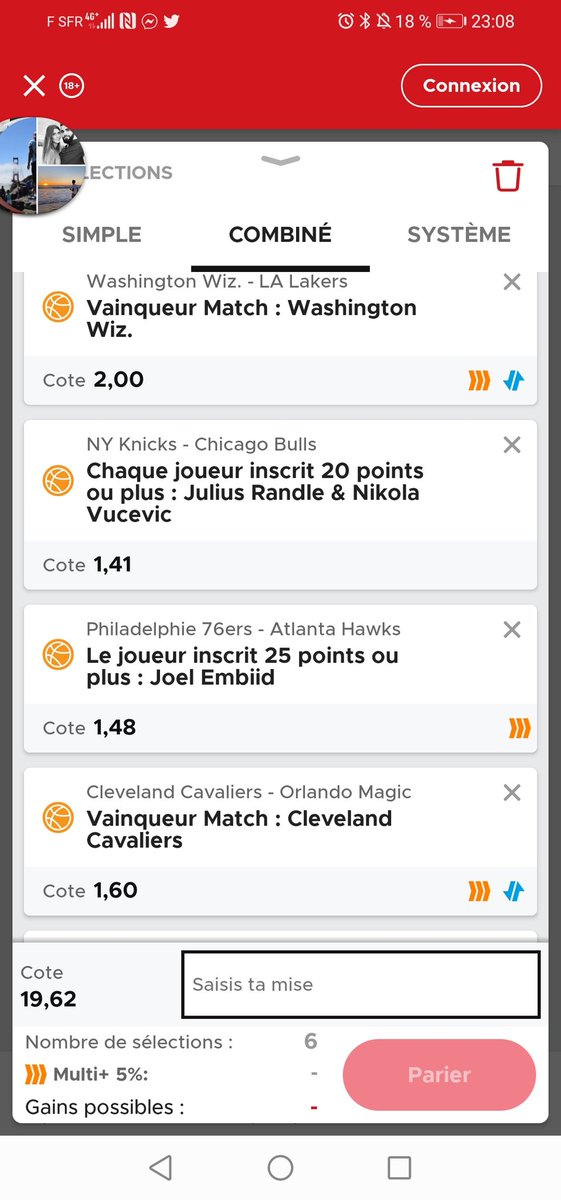 PqPronos's tweet image. Quelques sélections pour cette nuit, les clippers à tenter aussi