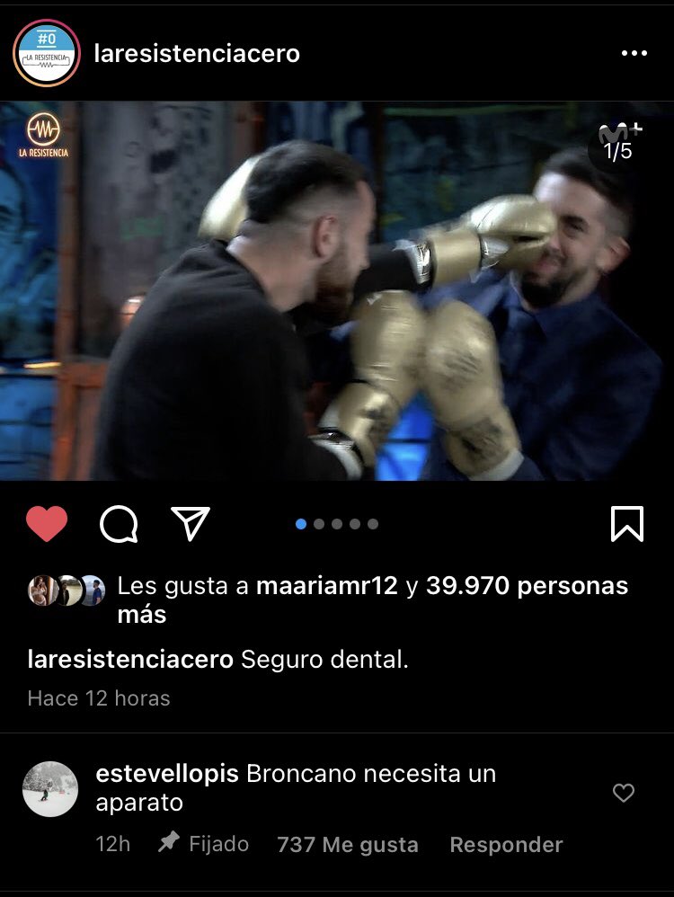 Esteve_9's tweet photo. Se merece una invitación de público al programa @LaResistencia @a_pinacho https://t.co/FZYf9Es4tH
