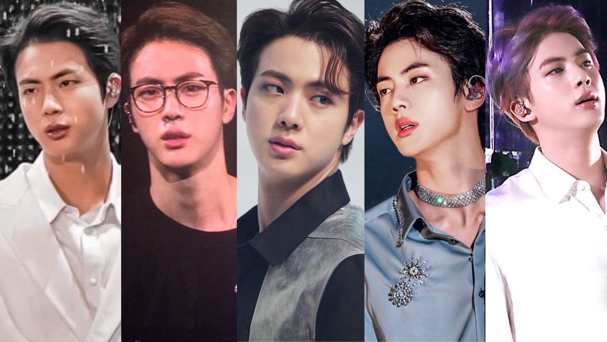 _kittycatmeow's tweet photo. it’s rare when we get seokjin with this hairstyle but when we do.. https://t.co/7jeQLWYOpx