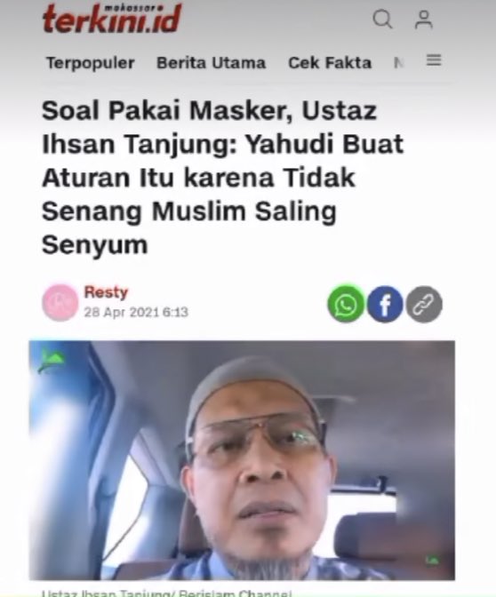 menghanyurkan's tweet image. mas = aku
ker = Yahudi
masker = aku Yahudi