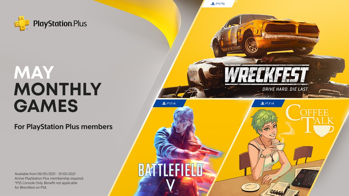 Playstation Asia May Is Upon Us Ps Plus Members Here Are Your Free Games Starting From 6 May To 31 May Battlefield V Ps4 Coffee Talk Ps4 Playstation Asia May Is Upon Us Ps Plus Members Here Are Your Free Games Starting From 6 May To 31 May Battlefield V Ps4 Coffee Talk Ps4