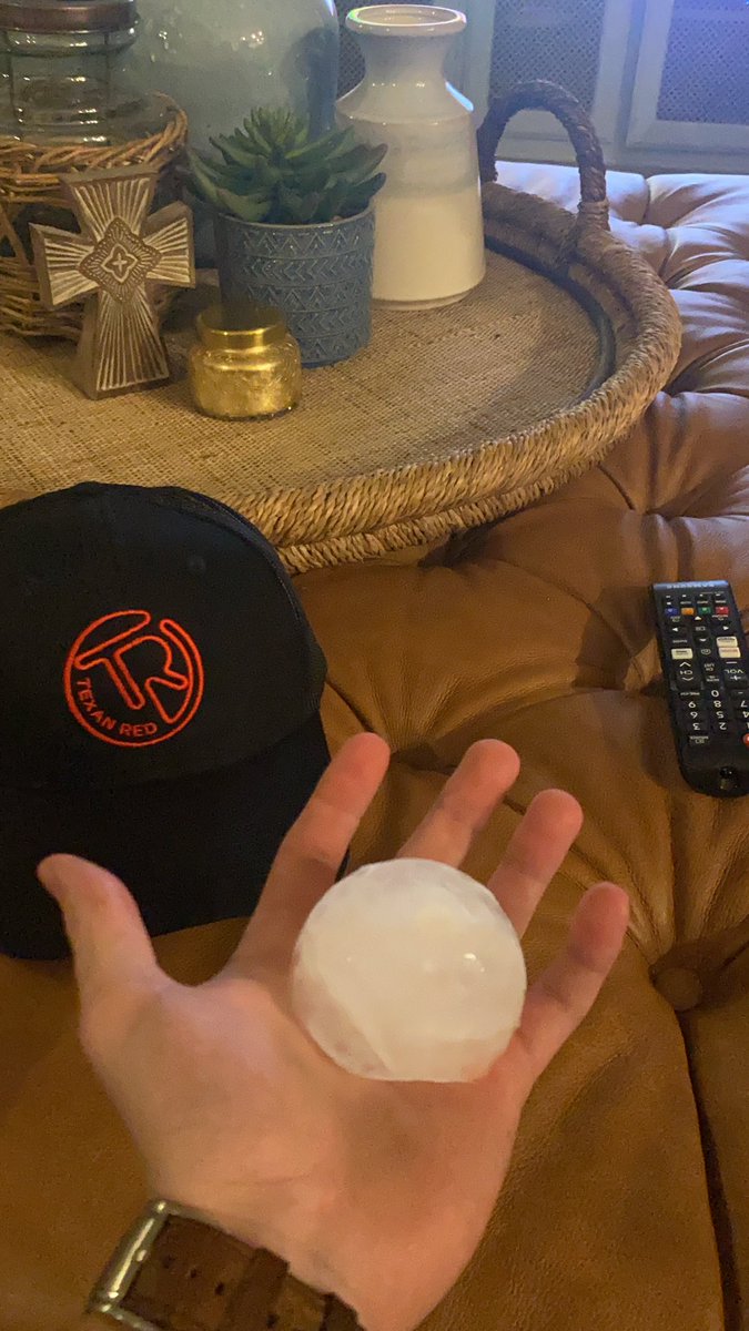 big hail in keller <a href="/wfaaweather/">Pete Delkus</a>