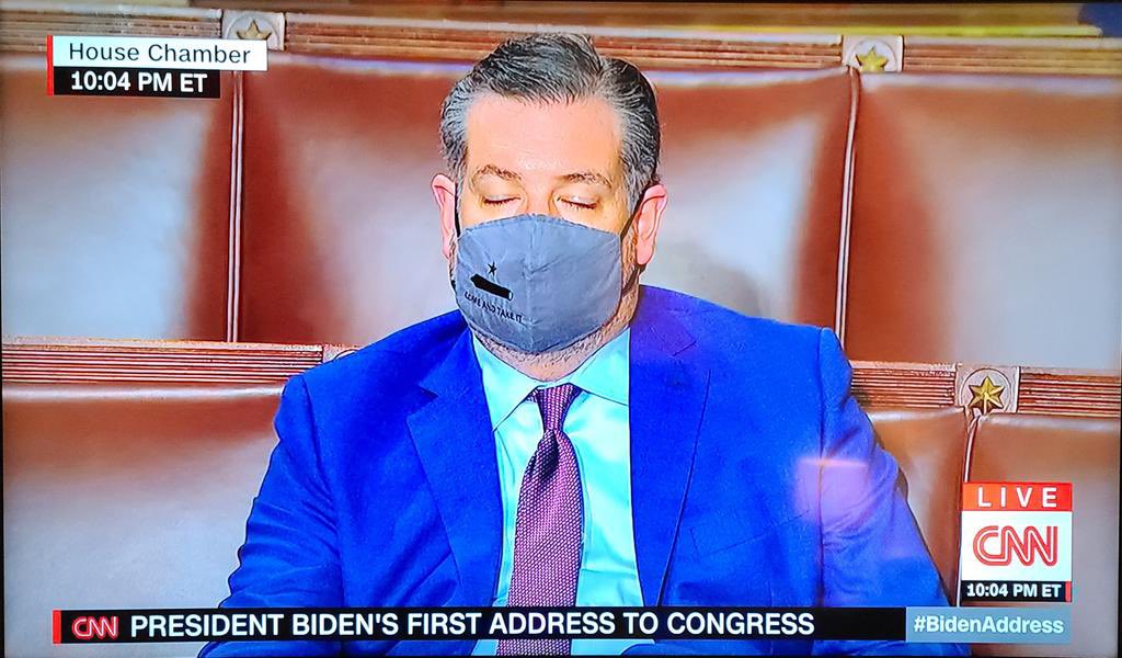soybunuelo's tweet photo. @TheDailyShow too many playa and margaritas for #sleepyted  #BidenAddress https://t.co/qlnyG1uRDA