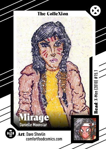 My good buddy  @DaveShevlin will tell you he's no artist, but folks, this Mirage is another one of my faves, and both sides of this card bring more of that grungy indy vibe to the series. Art is for EVERYONE & I'm always gonna have a non-artist artist(s) going forward with these.