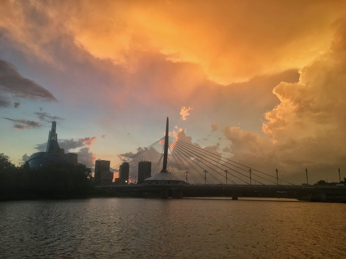 July: I have seen some truly crazy skies in July. The warm summer temperatures can lead to epic storms and clouds that make you feel very small.  #Winnipeg  #photography 8/