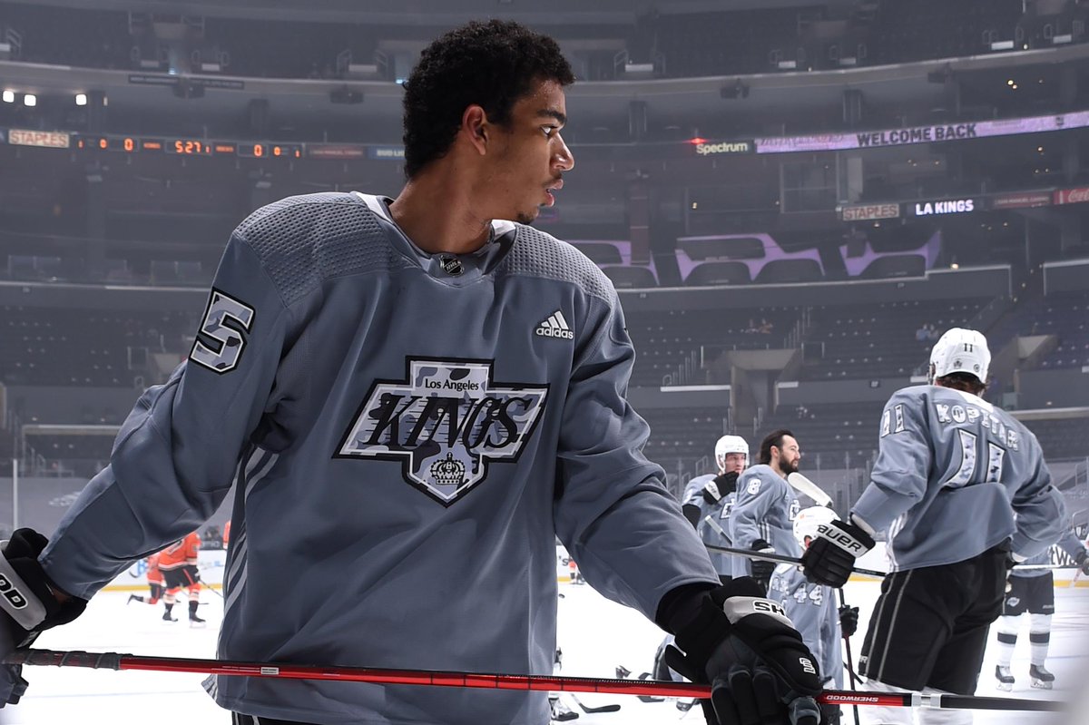 NHL's tweet photo. Tonight, Quinton Byfield (@byfield55) makes his NHL debut! https://t.co/80vuzqet0c