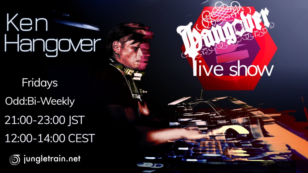 jungletrain.net welcomes Ken Hangover to the family! Catch his first show this Friday, April 30th 2021 and again every other Friday at 21:00 JST, 12:00 CEST jungletrain.net/forum/viewtopi…
