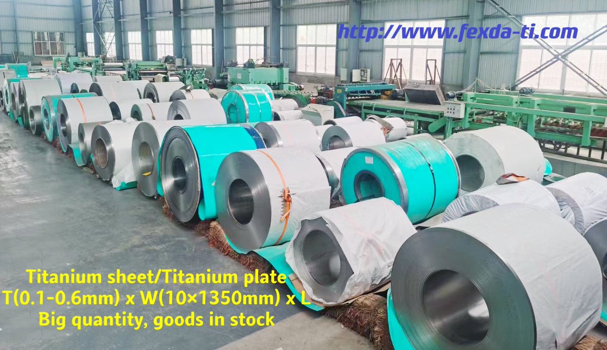 FexdaTi's tweet image. #TITANIUM SHEET/PLATE, BIG QUANTITY, GOODS IN STOCK. 
Grades available as below:
Gr1, Gr2, Gr3, Gr4, Gr5, Gr7, Gr11, Gr12
T(0.1-6.0mm) x W(10-1350mm) x L

Contact us freely If any of these material you need. 
Jessica@fexda-ti.com
0086-13519130827
#titaniumsheet #xianfexda