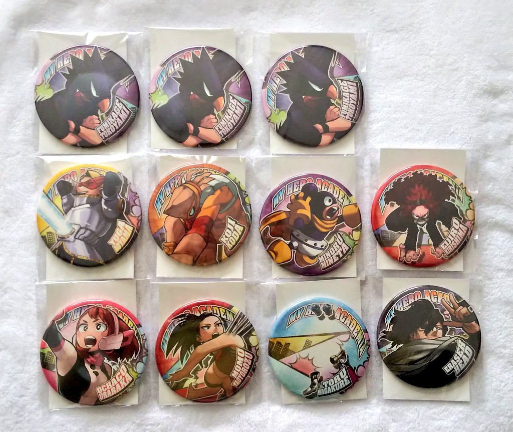 かとう 交換 譲渡 ヒロアカ展 コレクション缶バッジbig 最強コンビver 譲 エンデヴァー ホークス 求 定価 送料 Or 緑谷 爆豪