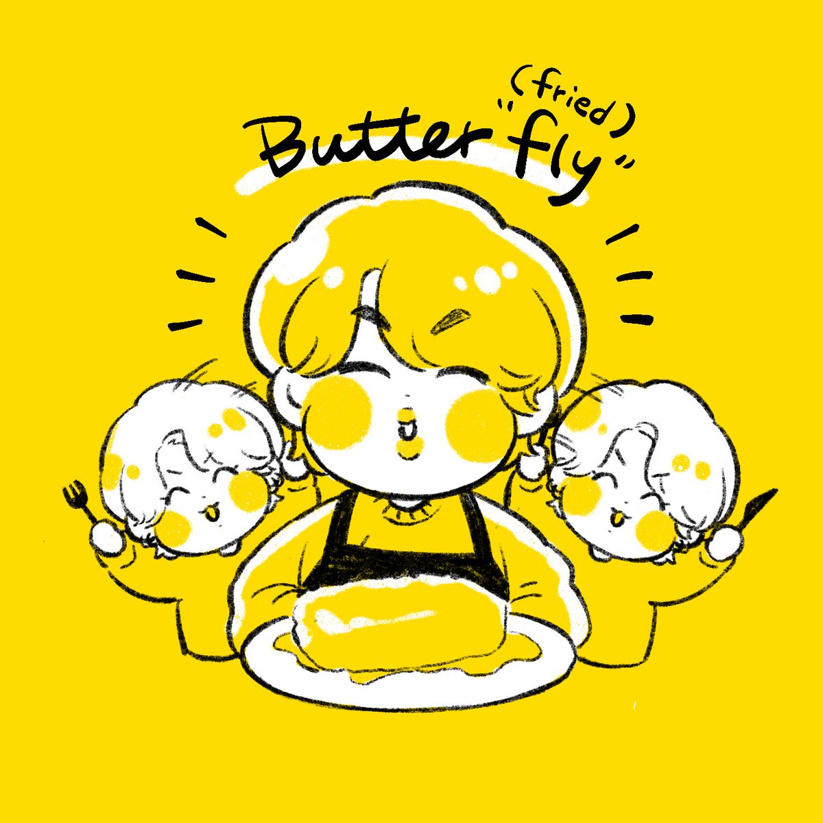 「butter…"fly"🧈?

#BTS_Butter  #방탄소년단 
#b」|Hrmt.のイラスト